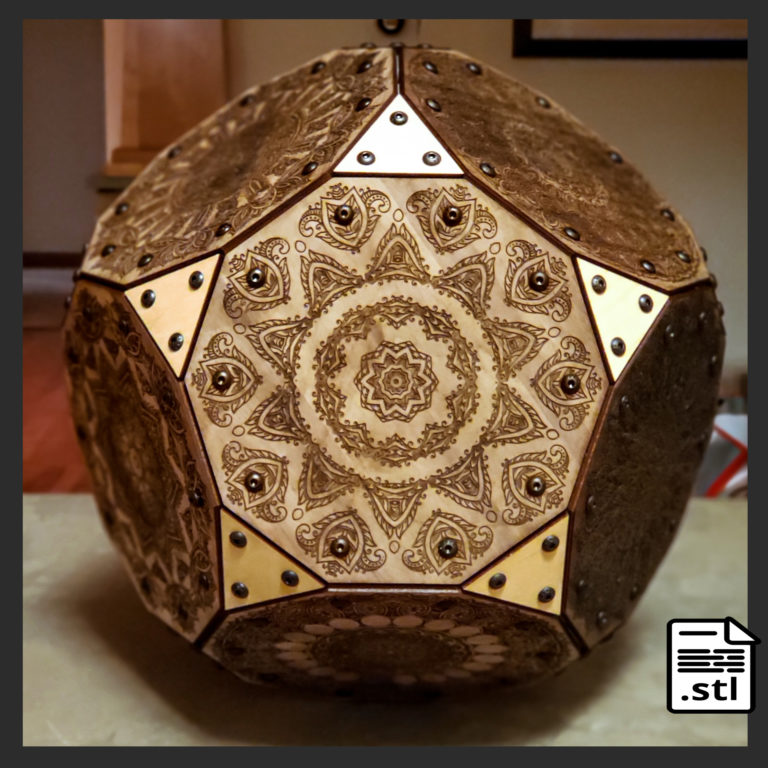Truncated Dodecahedron Connectors Digital Download Alien