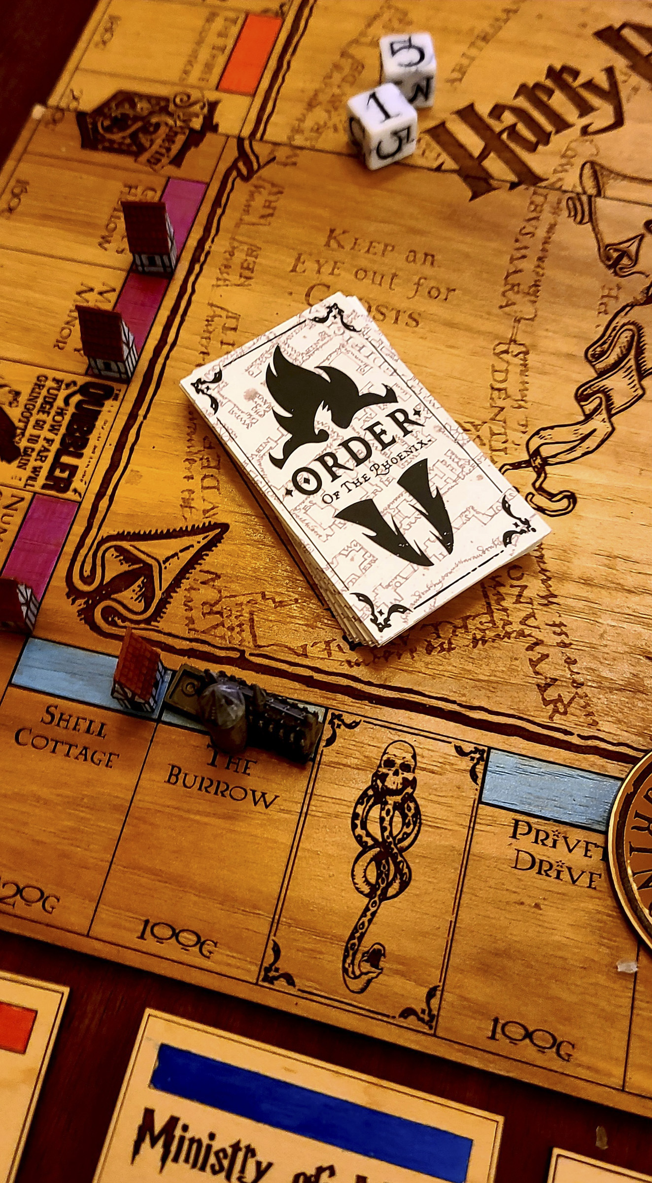 Harry Potter Game Board Game Monopoly Style 